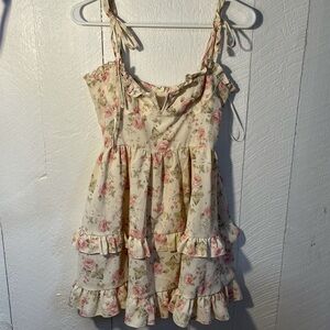 SHEIN floral mini dress